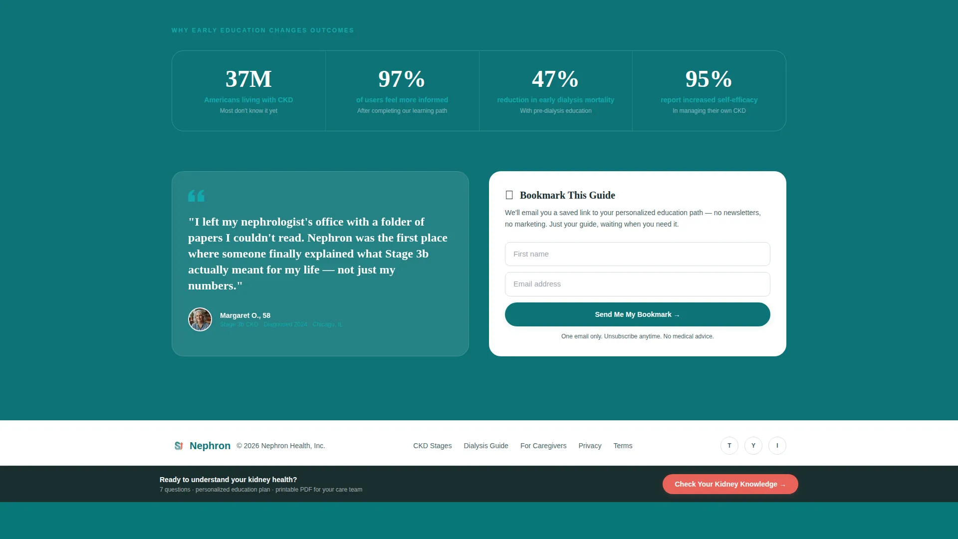 Nephrology Medicine Education Website Template