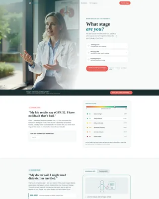 Nephrology Medicine Education Website Template