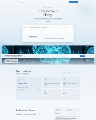 Neurologist Specialist FAQ Website Template