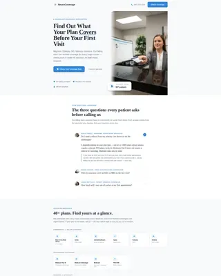 Neurologist FAQ Website Template