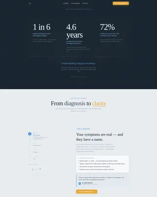 Expert Neurology Specialist Landing Page Template
