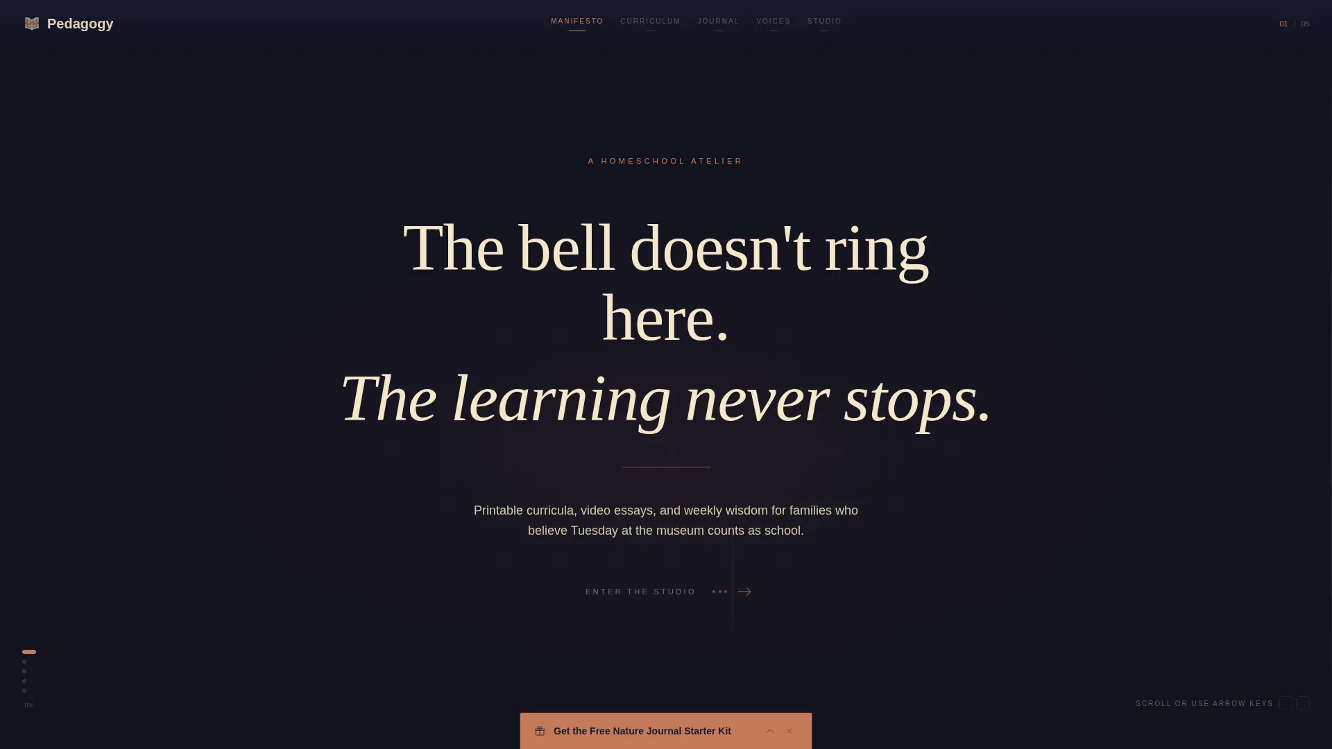 Homeschooling Blog Landing Page Template