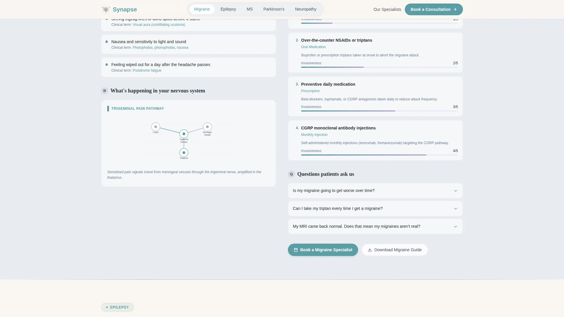 Proven Neuroscience Landing Page Template