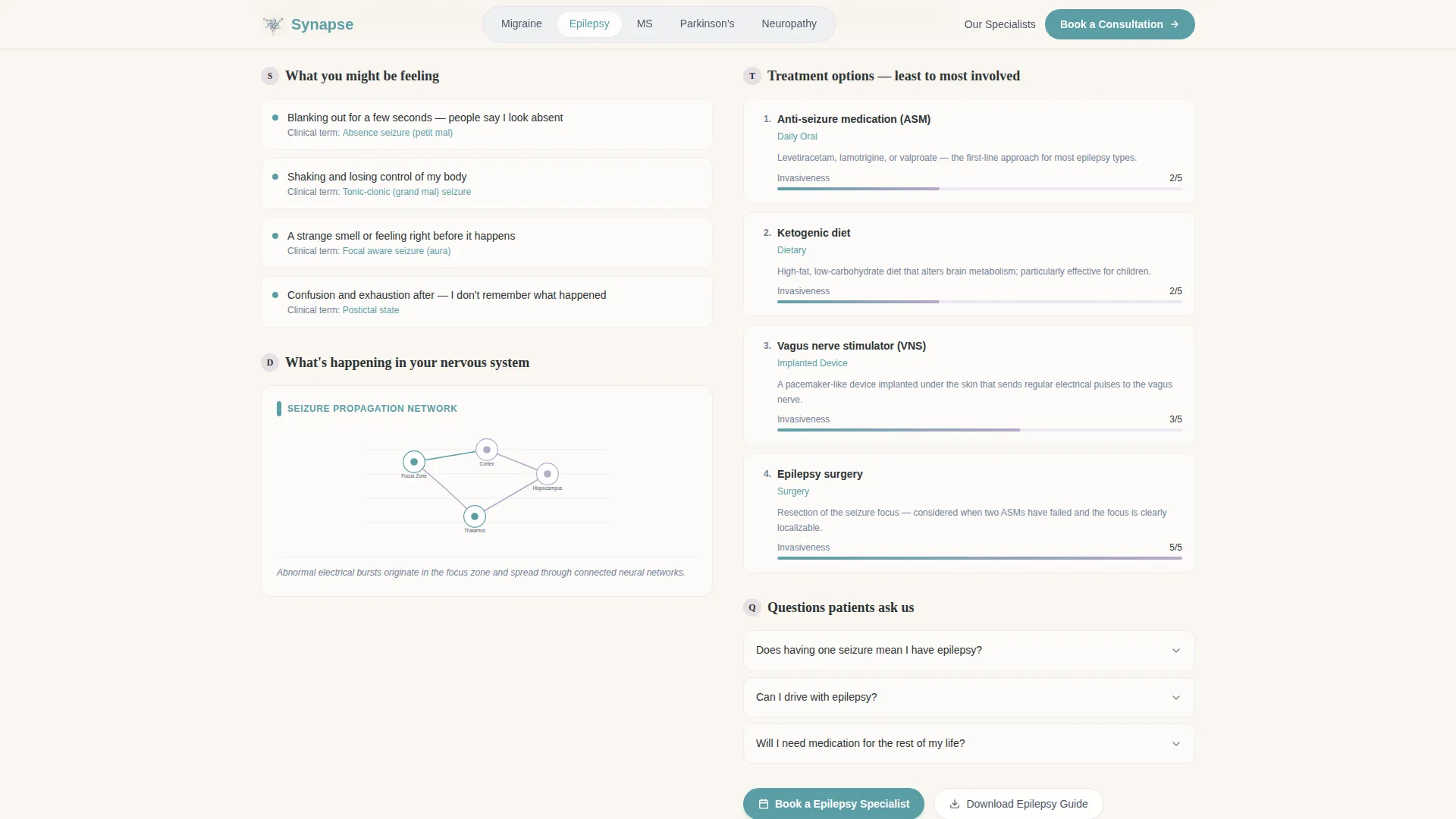 Proven Neuroscience Landing Page Template