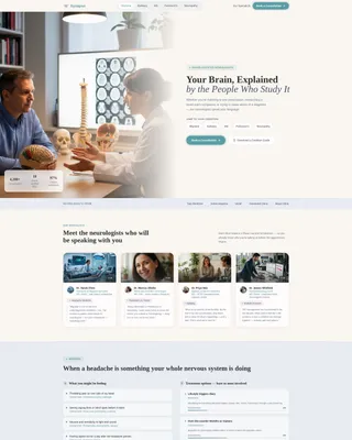 Proven Neuroscience Landing Page Template