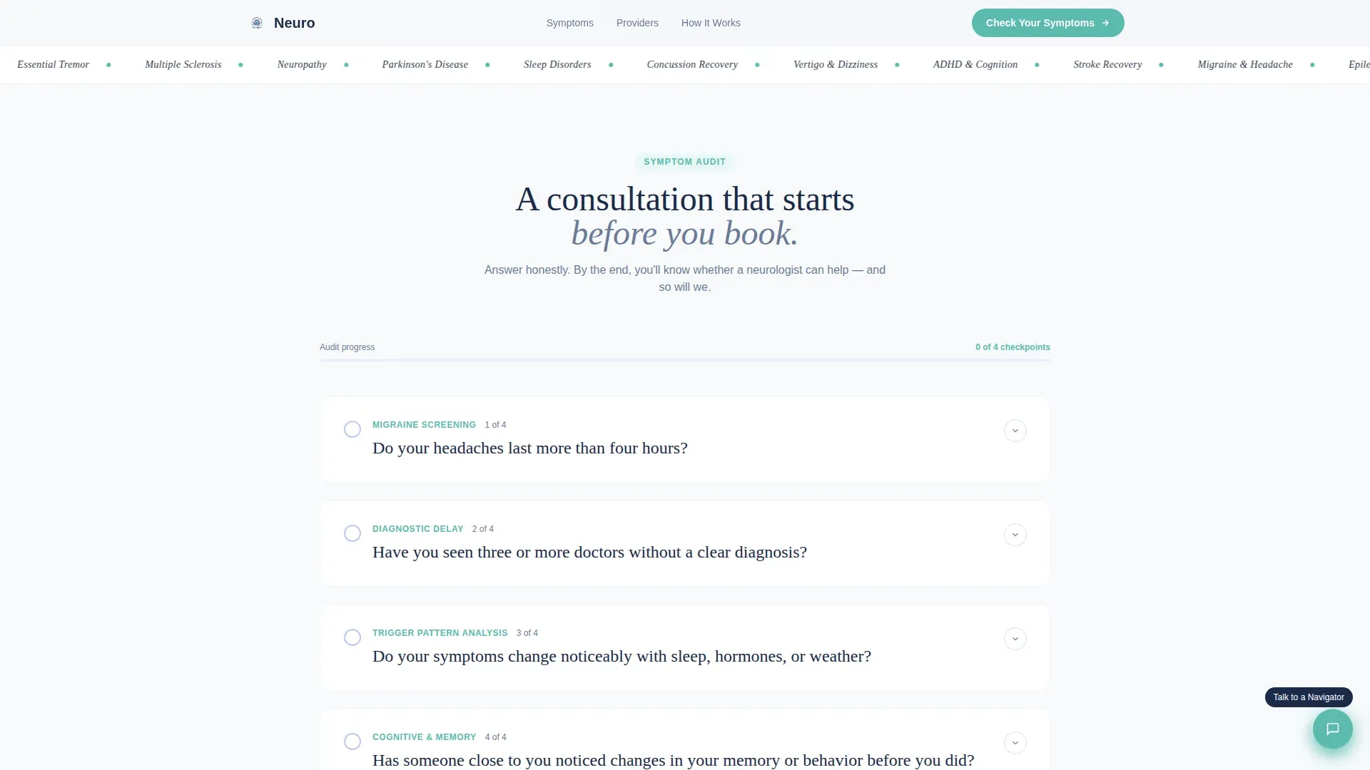 Neurology Medicine Reviews Website Template