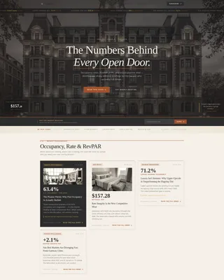 Hospitality Industry Report Blog Landing Page