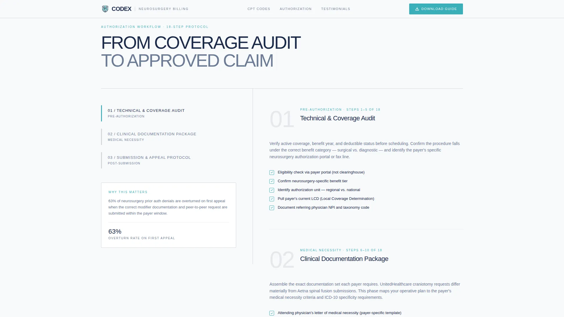 Neurosurgeon Reviews Website Template