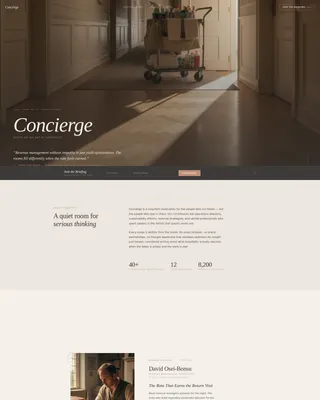 Hospitality Thought Leadership Blog Landing Page