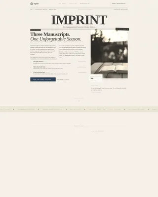 Independent Publisher Coming Soon Landing Page