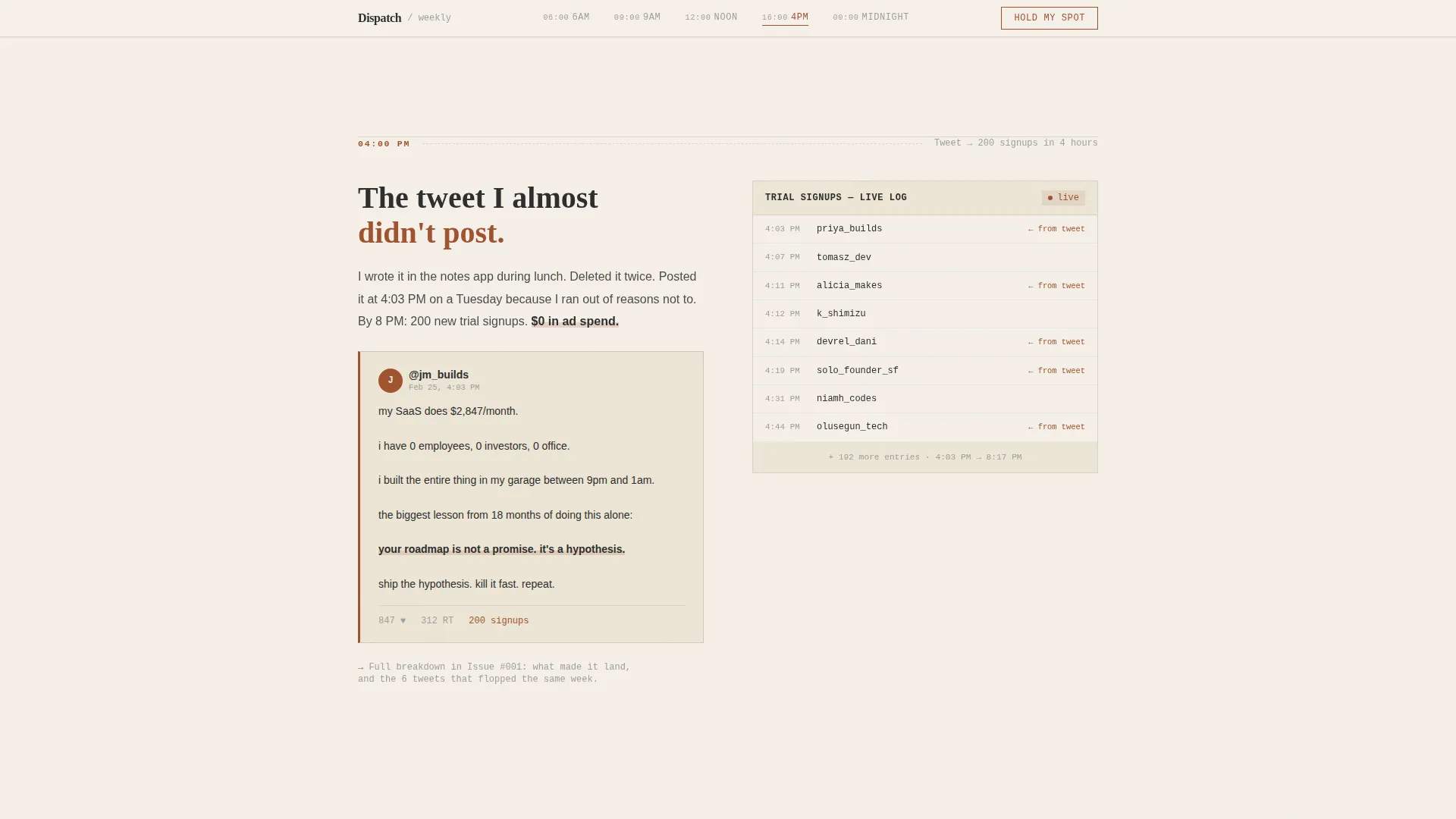 Expert Developer Landing Page Template