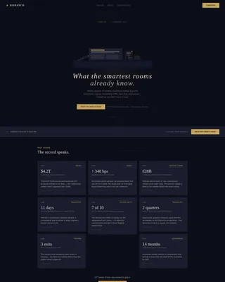 Cinematic Newsletter Landing Page Template