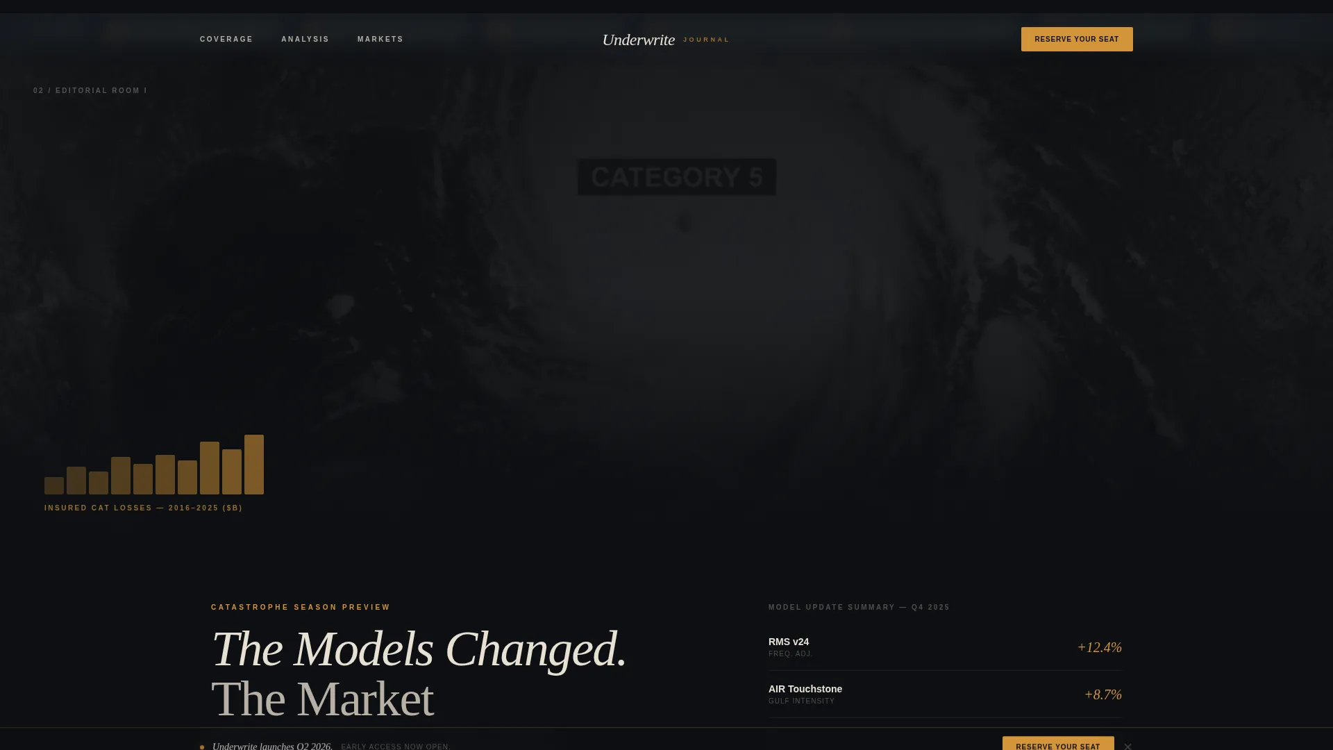 Insurance Blog & Media Pre-Launch Website Template
