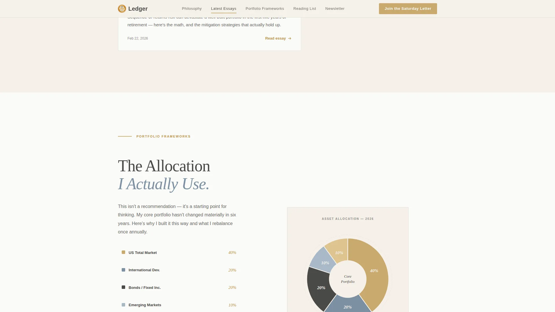 Specialist Business & Finance Blog Portfolio & Case Study Website Template