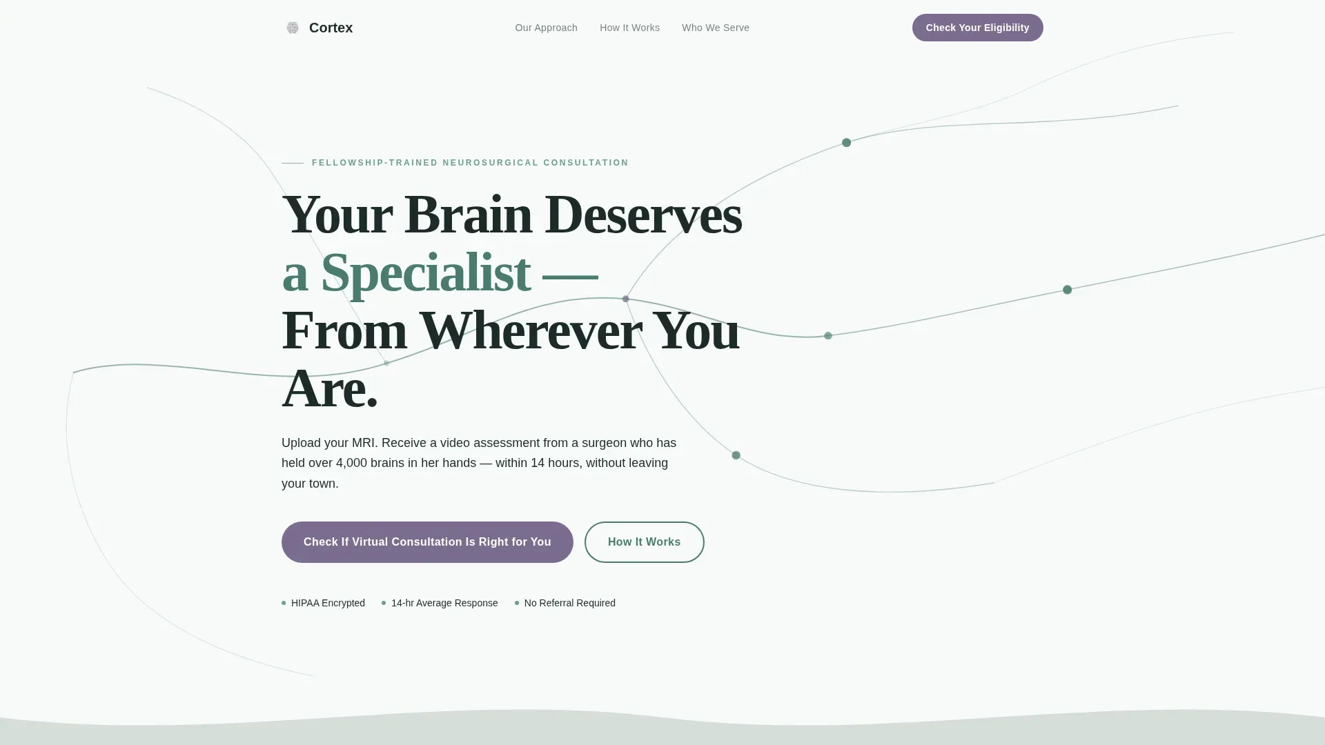 Neurosurgeon Reviews Website Template