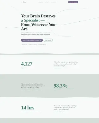 Neurosurgeon Reviews Website Template