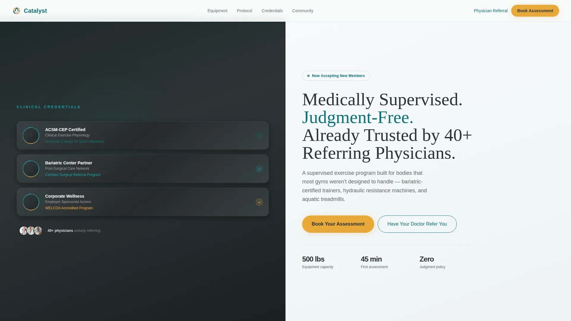 Obesity Care Booking Website Template