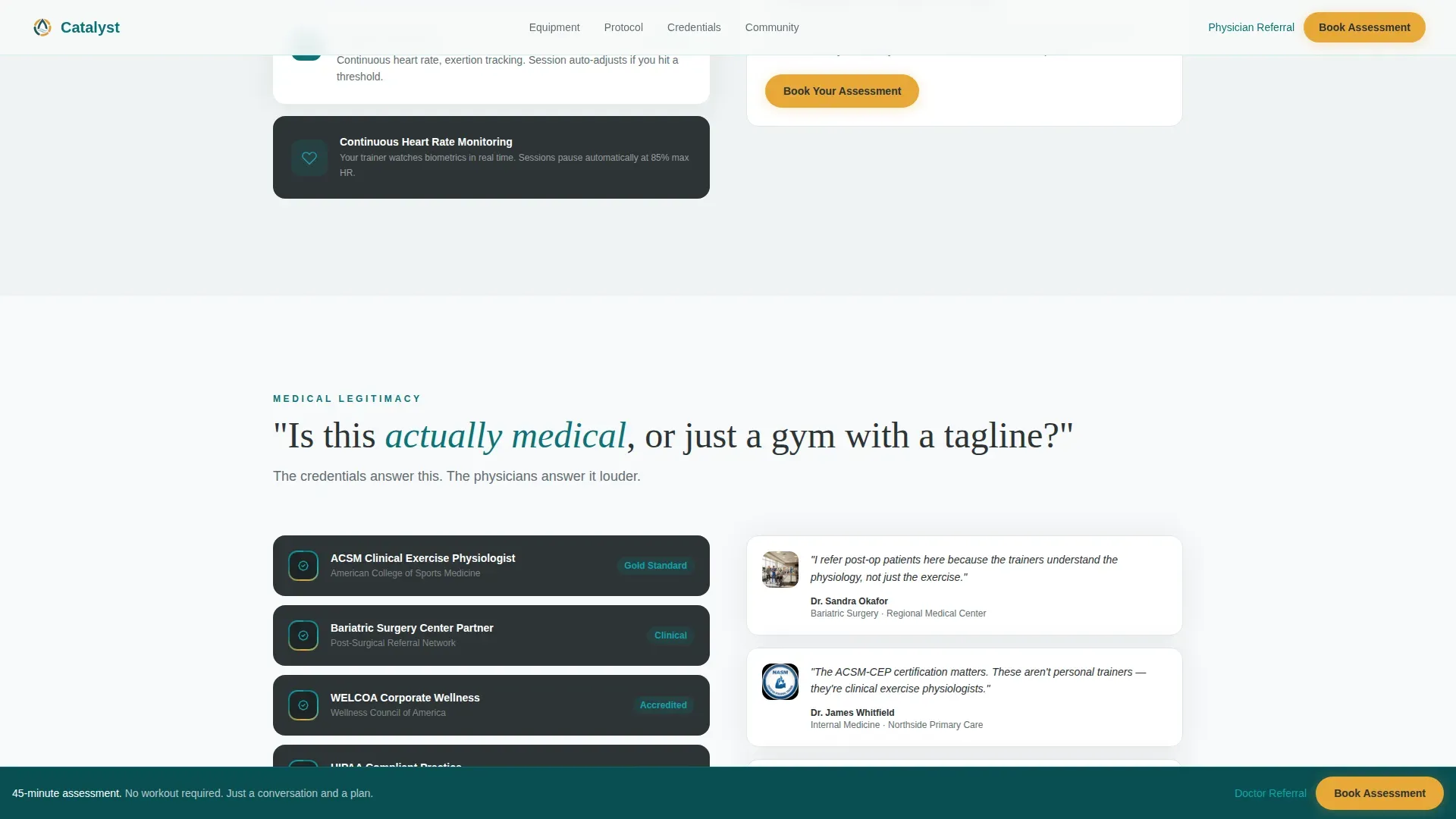 Obesity Care Booking Website Template