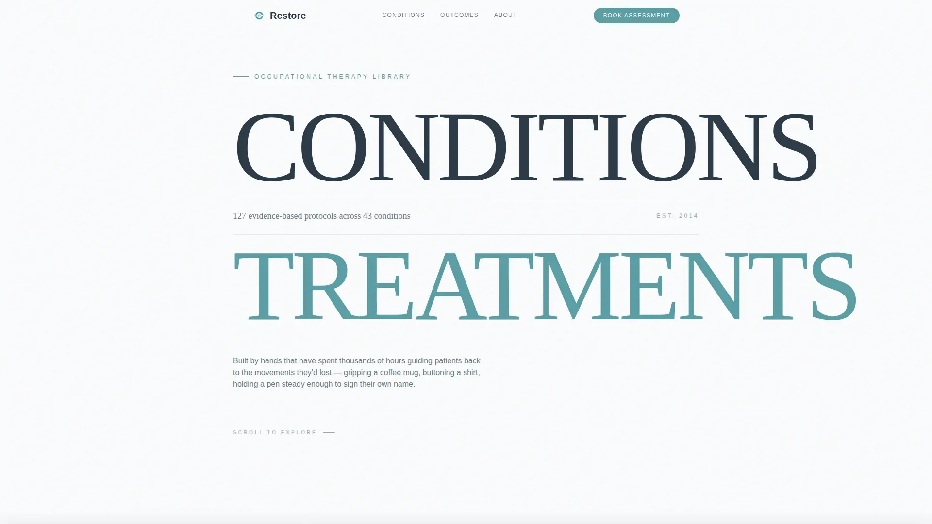 Occupational Therapy Landing Page Template