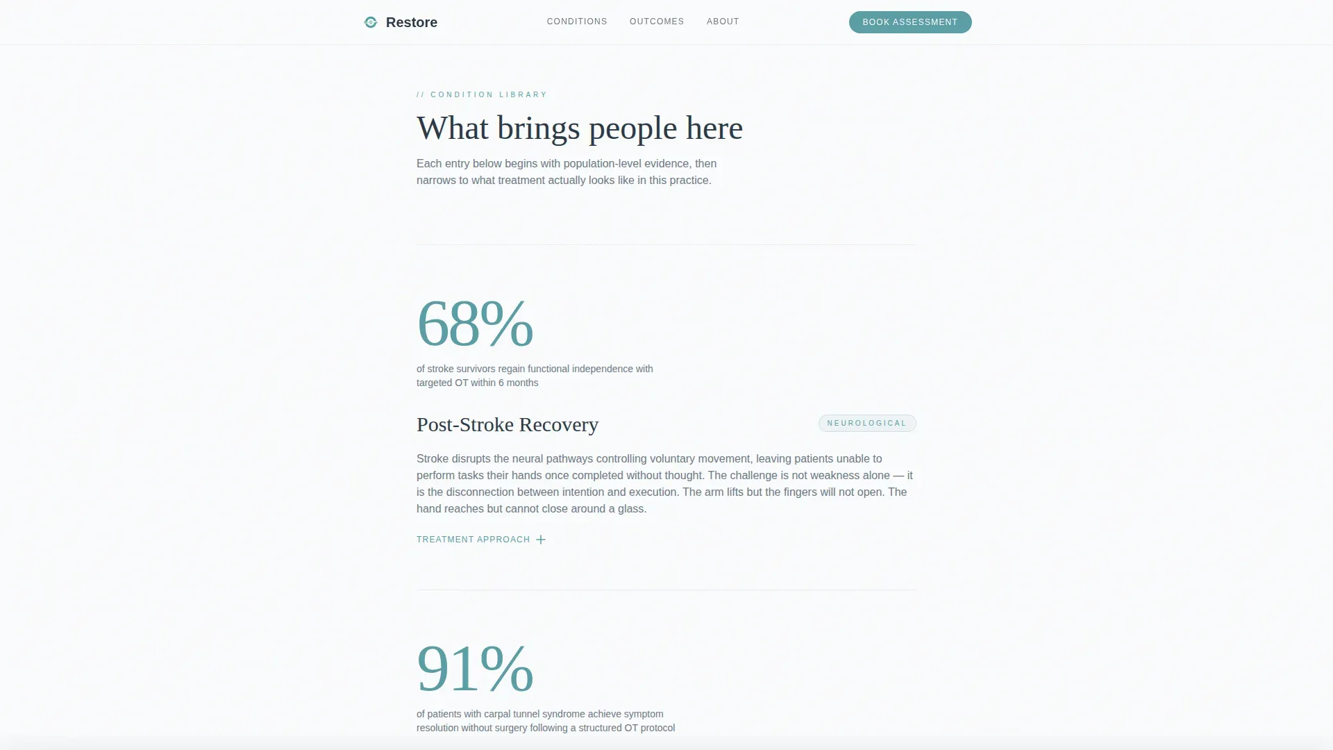 Occupational Therapy Landing Page Template