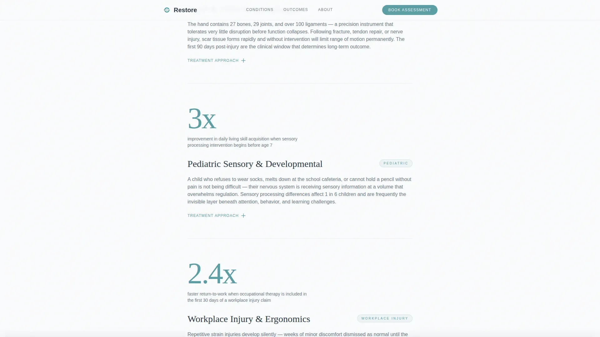 Occupational Therapy Landing Page Template
