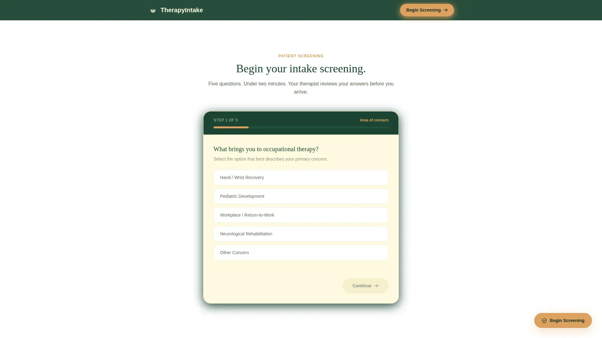 Patient Portal Landing Page Template