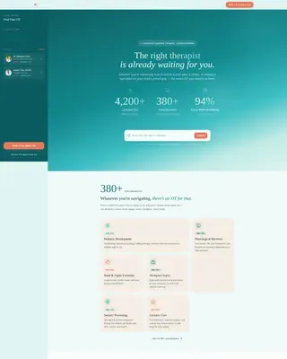 OT Provider Directory Landing Page Template