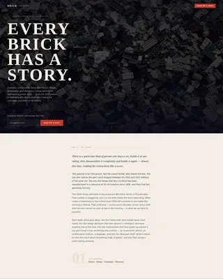 Podcast Landing Page Template, Editorial Waitlist Design