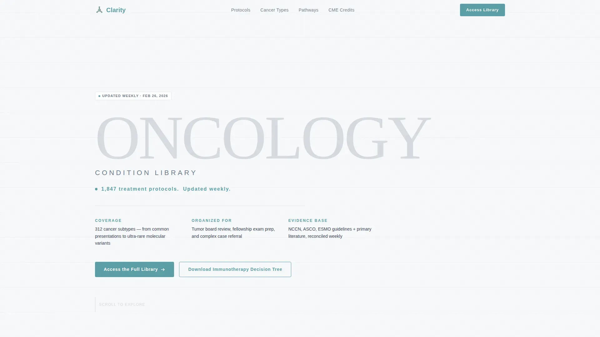 Oncologist Education Website Template
