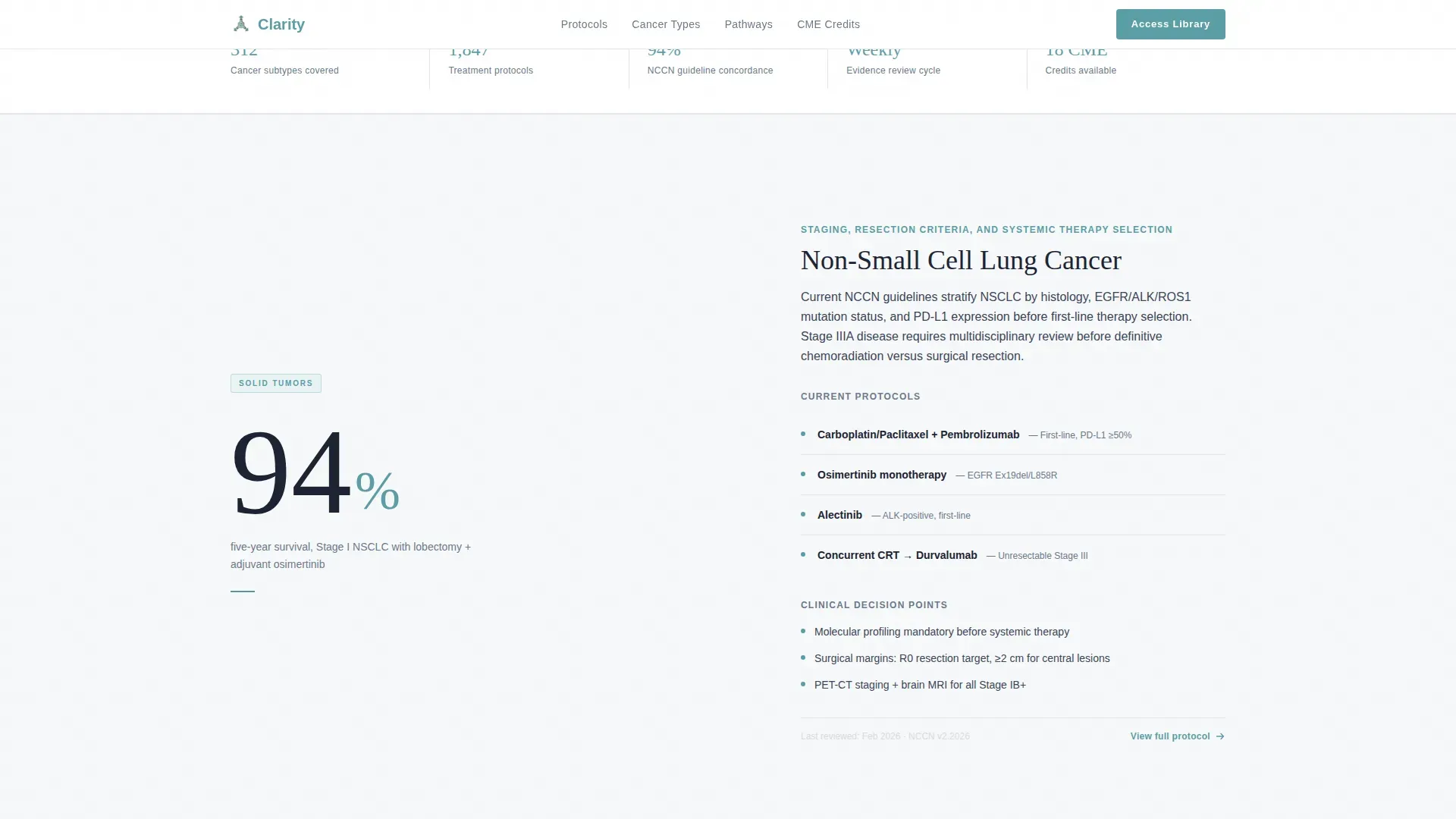 Oncologist Education Website Template