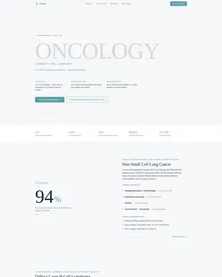Oncologist Education Website Template