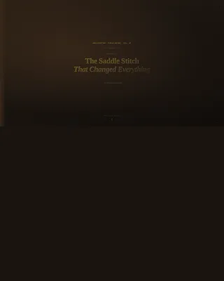 Cinematic Leatherworking Creator Landing Page Template
