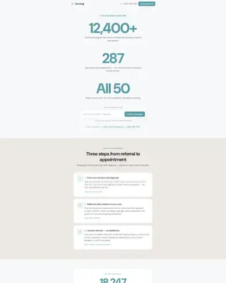Oncologist Directory Website Template