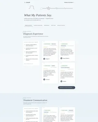 Oncologist Specialist Reviews Website Template