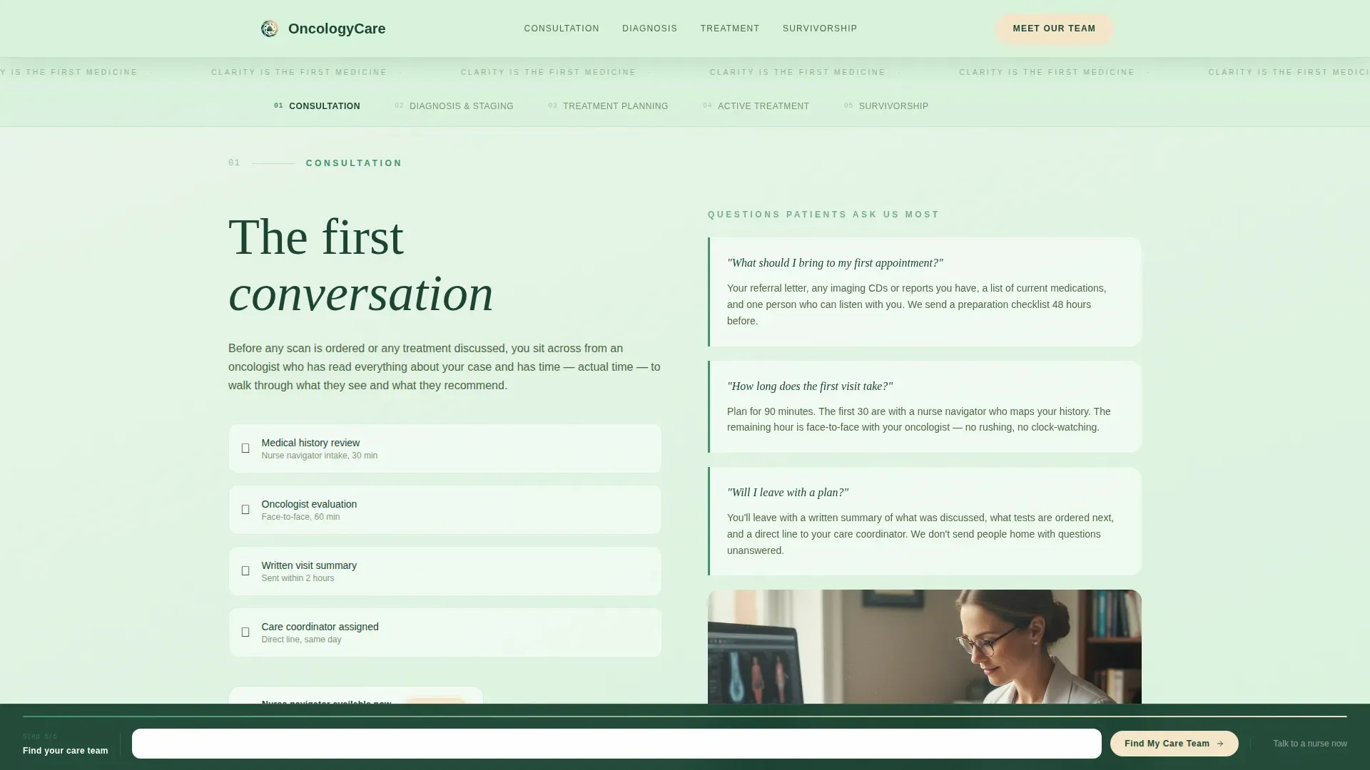 Oncology Medicine Advanced Professional Website Template
