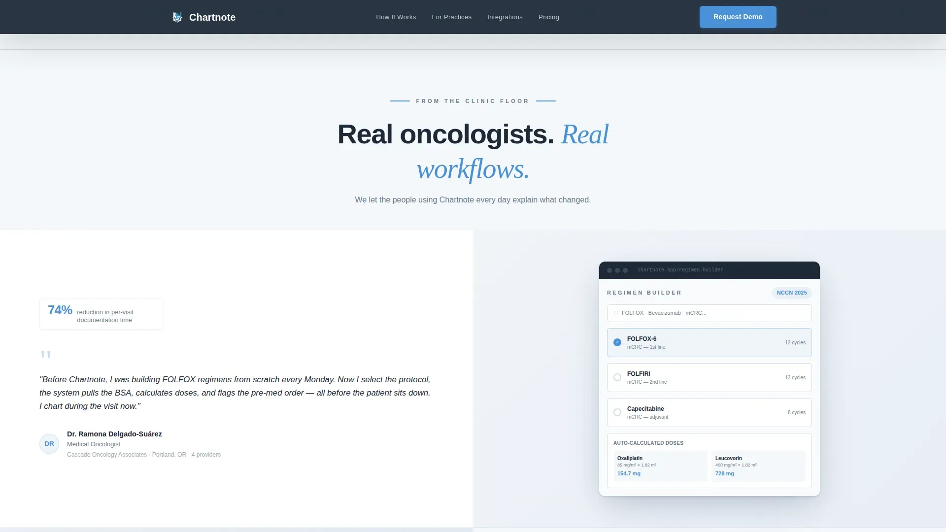 Oncology Medicine Booking Website Template