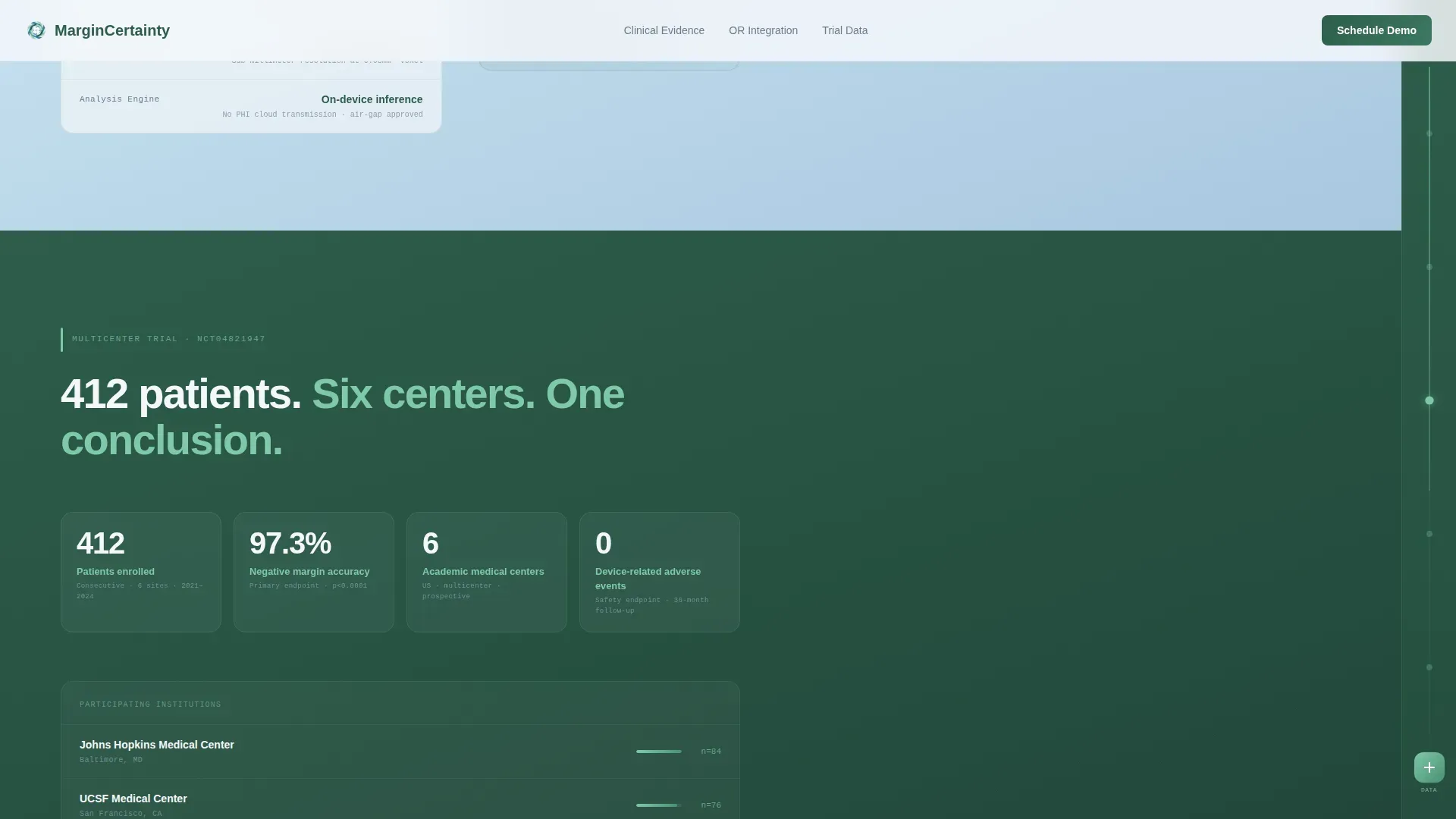 Oncology Medicine Specialist Professional Website Template