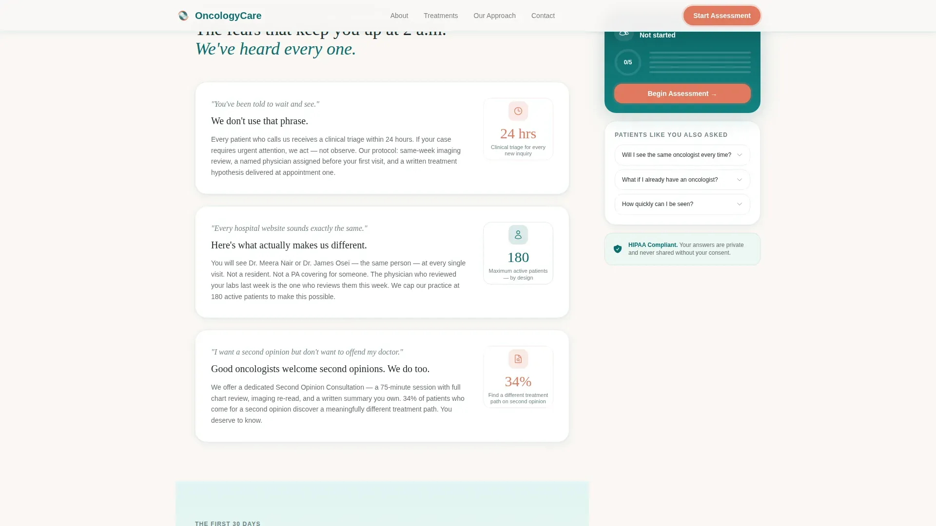 Oncology Medicine Professional Website Template