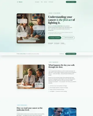 Oncology Medicine Education Website Template