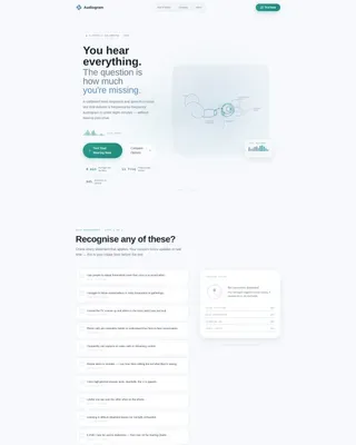 Hearing & Audiology Comparison Website Template