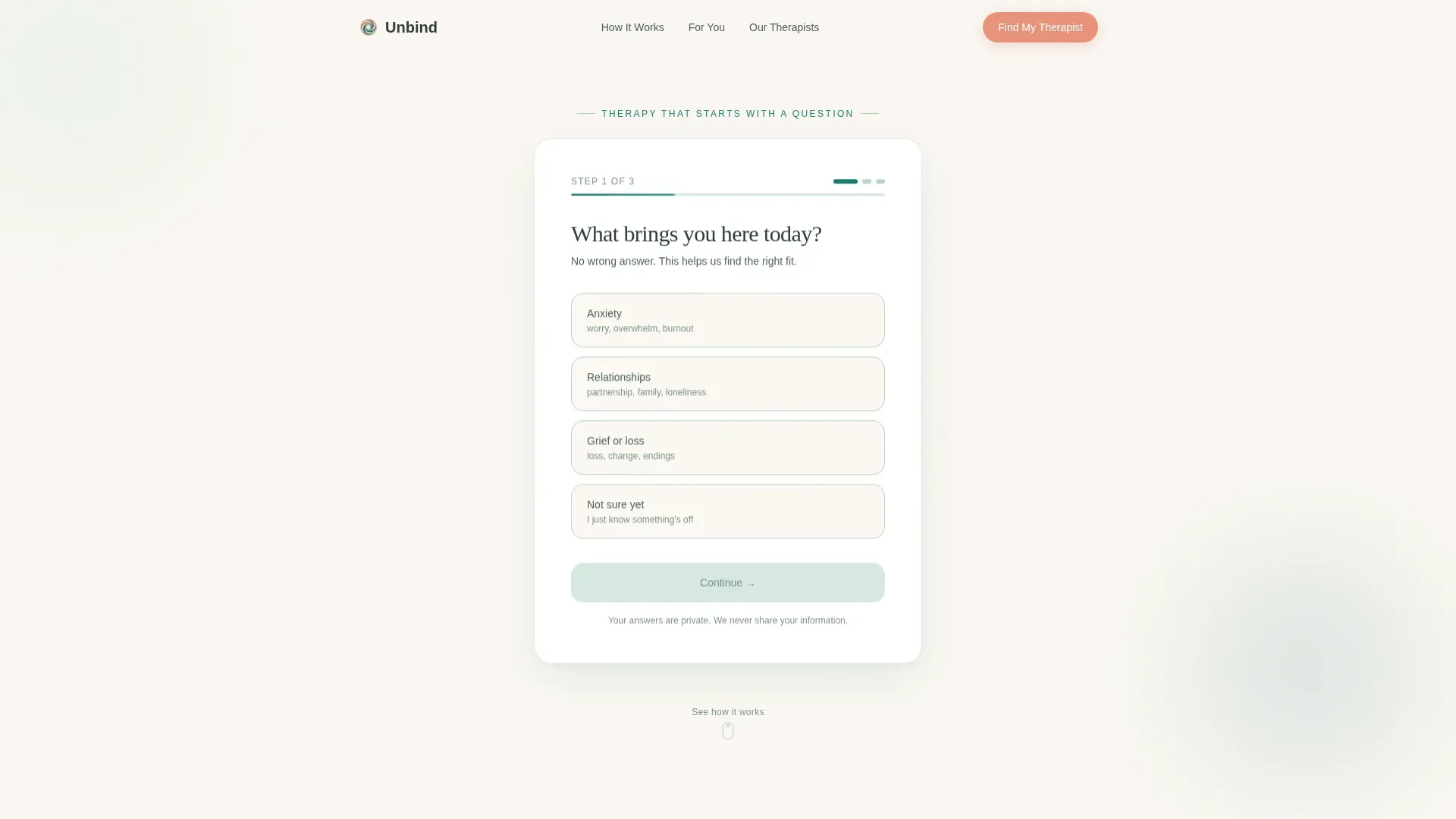 Mental Health & Psychiatry Booking Website Template