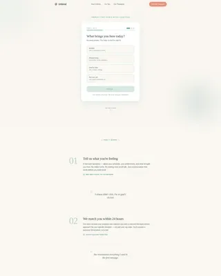 Mental Health & Psychiatry Booking Website Template