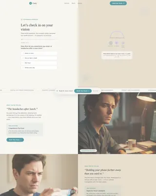 Optometrist Specialist Booking Website Template