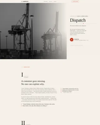 Logistics Podcast Landing Page Template
