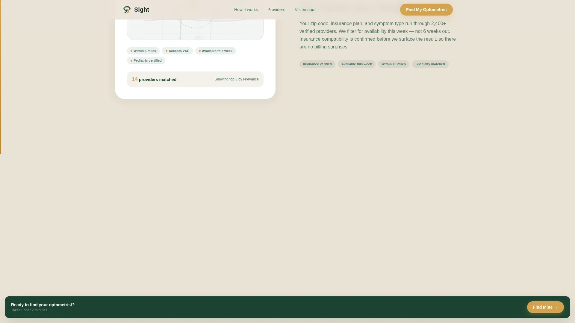 Optometrist Directory Website Template