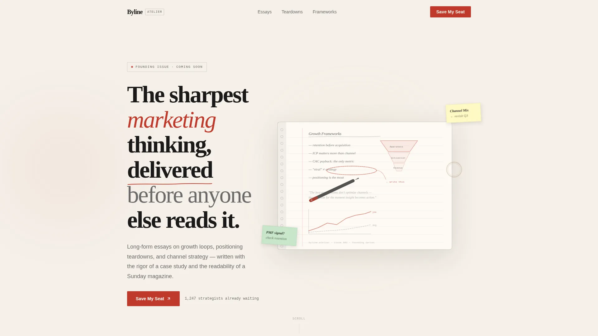 Specialist Business & Finance Blog Pre-Launch & Coming Soon Website Template