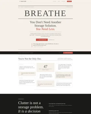 Minimalism Podcast Landing Page Template