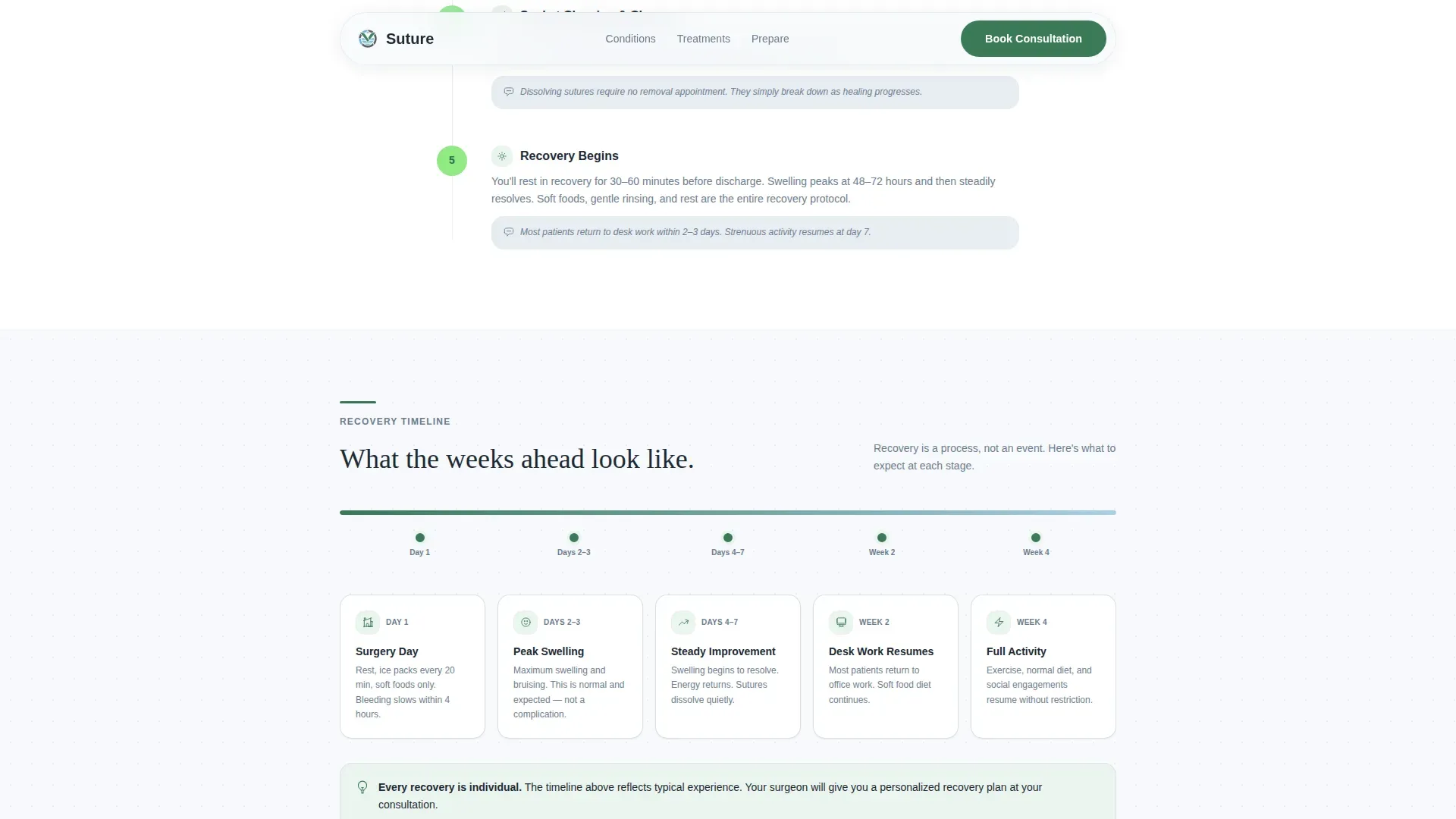 Oral Surgeon Patient Education Landing Page Template