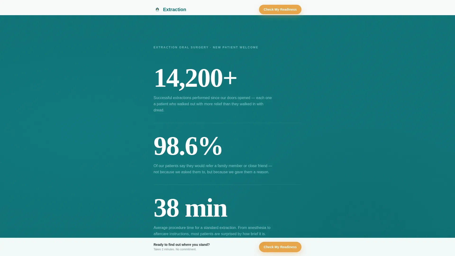 Trusted Oral Surgeon Landing Page Template