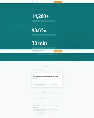 Trusted Oral Surgeon Landing Page Template